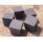 1 side natural split and 5 side sawn cut granite cobblestone